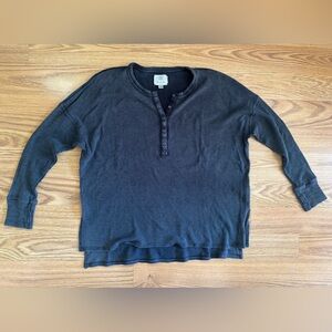 OFFLINE By Aerie Waffle Henley T-Shirt - Size Large